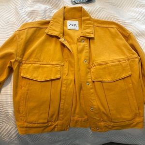 Brand New yellow jean jacket from Zara
